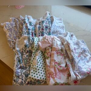 Roller Rabbit Girls Bundle size 12 Loveshackfancy Luna Hearts Monkey Rosa Beaux